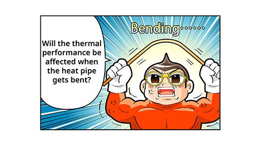 Will the thermal performance bend will affect the thermal conductivity